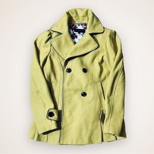 Steve Madden Women’s Pea Coat | Size: Medium | Color: Yellow